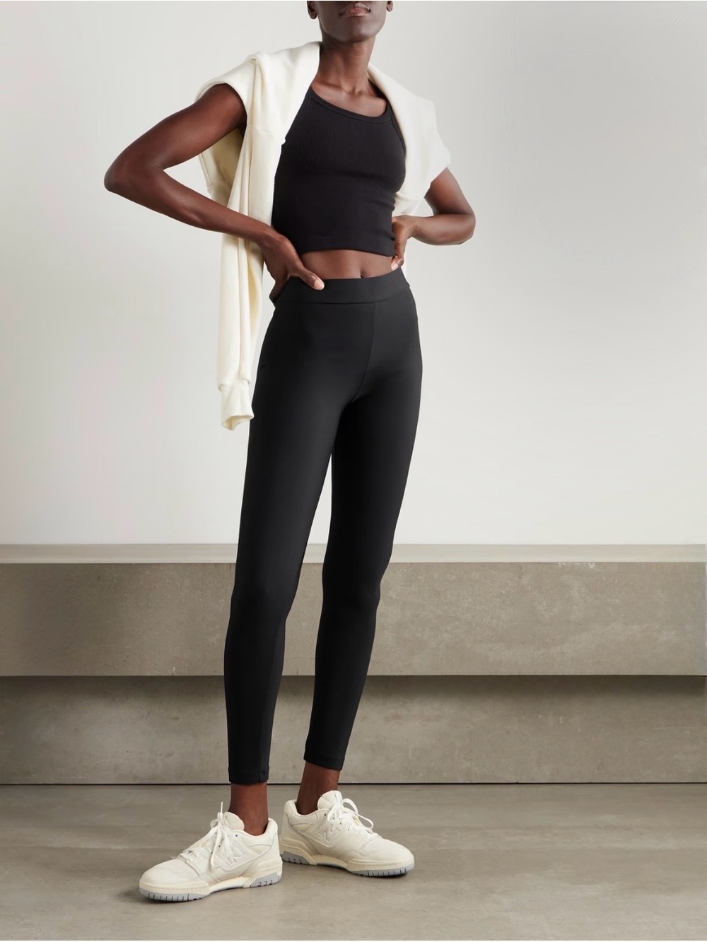 Wolford Black Scuba Leggings Luxury Stretch Pants